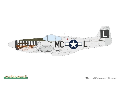 P-51B/ C Mustang w/  dorsal fin 1/48 - zdjęcie 4