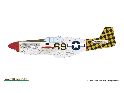 P-51B/ C Mustang w/  dorsal fin 1/48 - zdjęcie 6