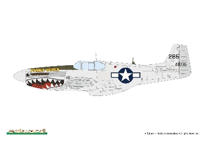 P-51B/ C Mustang w/  dorsal fin 1/48 - zdjęcie 7