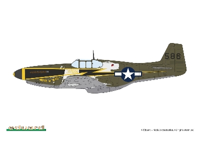 P-51B/ C Mustang w/  dorsal fin 1/48 - zdjęcie 8