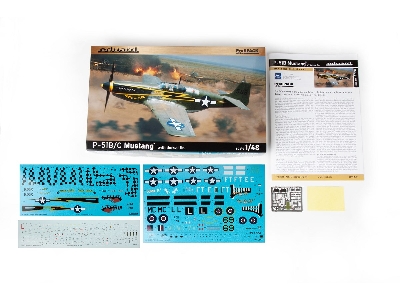 P-51B/ C Mustang w/  dorsal fin 1/48 - zdjęcie 9