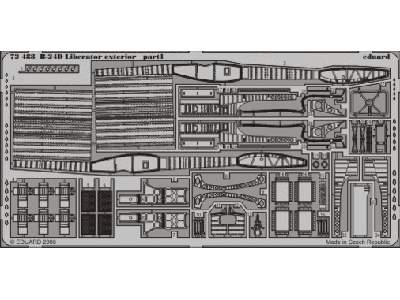  B-24D exterior 1/72 - Hasegawa - blaszki - zdjęcie 1