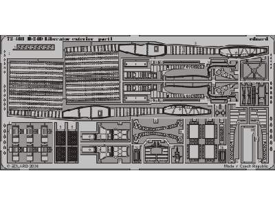  B-24D exterior 1/72 - Hasegawa - blaszki - zdjęcie 2