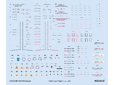 Bf 109G stencils 1/32 - REVELL - zdjęcie 1