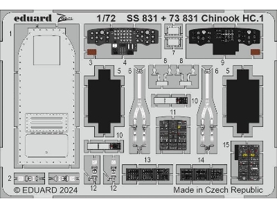 Chinook HC.1 1/72 - AIRFIX - zdjęcie 1