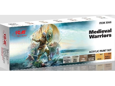 Acrylic Paint Set For Medieval Warriors - zdjęcie 1