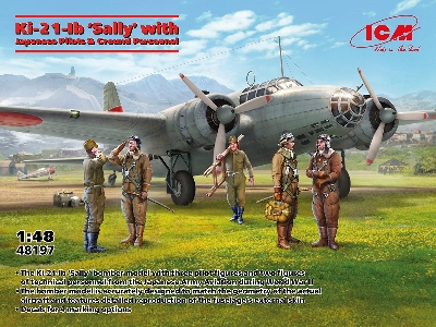Ki-21-ib 'sally' With Japanese Pilots And Ground Personnel - zdjęcie 1
