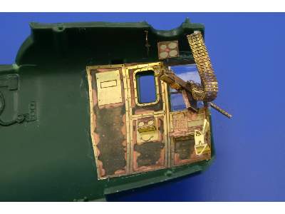  B-24D front interior 1/48 - Monogram - blaszki - zdjęcie 7