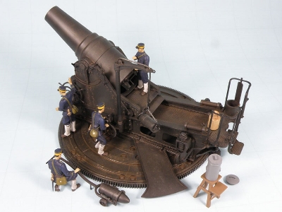 Ija 28cm Howitzer With 4 Figures - zdjęcie 3