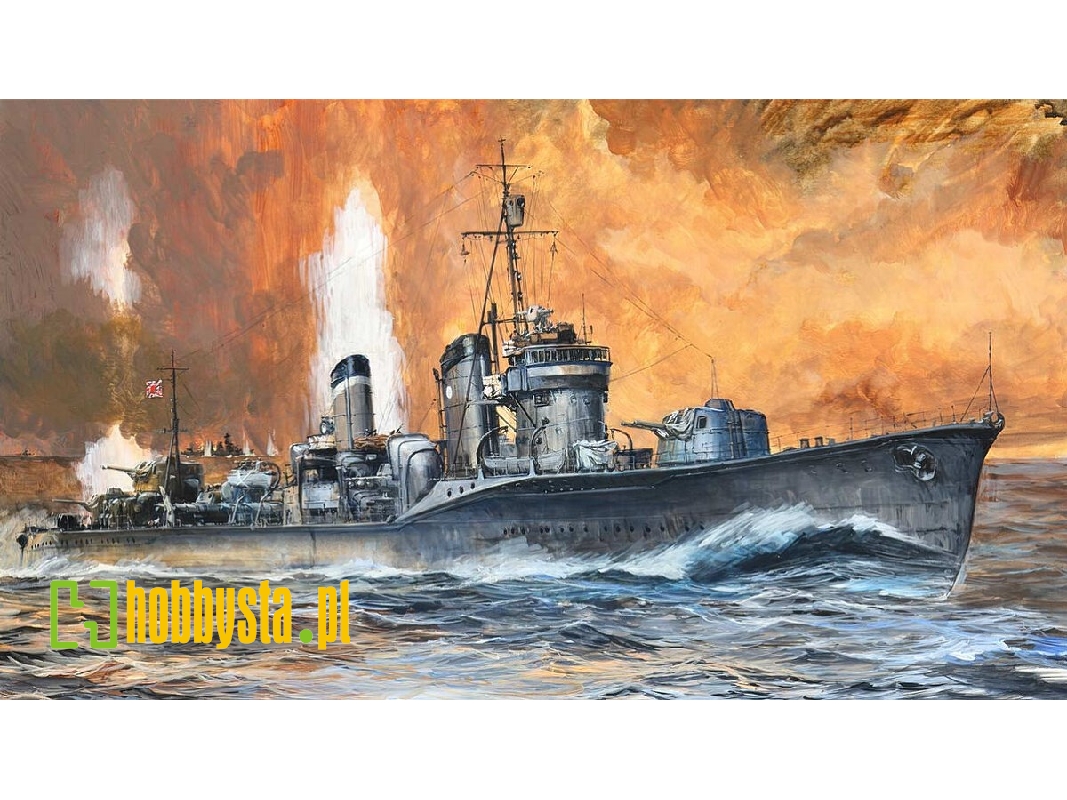 Ijn Destroyer Fubuki With Hull Parts - zdjęcie 1 Ijn Destroyer Fubuki With Hull Parts - zdjęcie 1