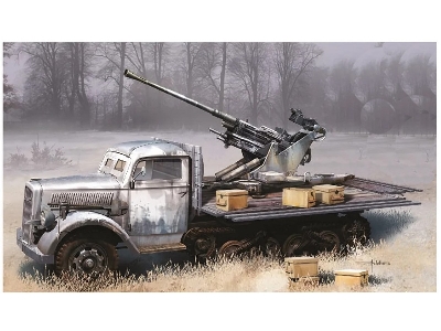 Sd.Kfz. 3a Maultier Half Track Mit 3,7 Cm Flak 37 (Smart Kit) - zdjęcie 1