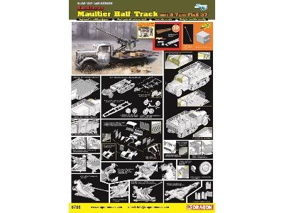 Sd.Kfz. 3a Maultier Half Track Mit 3,7 Cm Flak 37 (Smart Kit) - zdjęcie 2