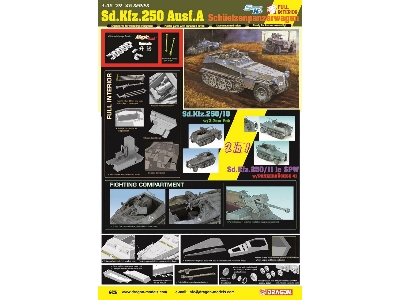 Sd.Kfz.250 Ausf.A Shutzenpanzerwagen (Full Interior) - zdjęcie 2