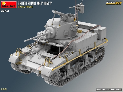 British Stuart Mk.I &#8220;honey" Early Prod. Interior Kit - zdjęcie 2