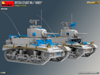 British Stuart Mk.I &#8220;honey" Early Prod. Interior Kit - zdjęcie 7