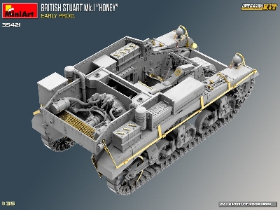 British Stuart Mk.I &#8220;honey" Early Prod. Interior Kit - zdjęcie 9