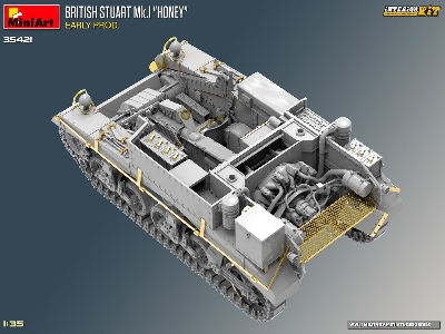 British Stuart Mk.I &#8220;honey" Early Prod. Interior Kit - zdjęcie 10