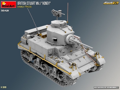 British Stuart Mk.I &#8220;honey" Early Prod. Interior Kit - zdjęcie 33