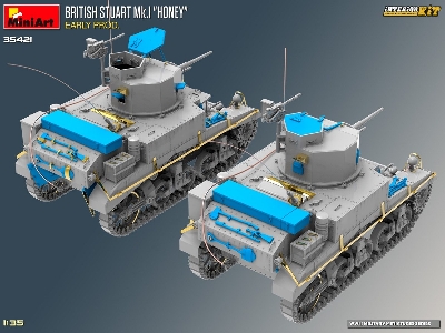 British Stuart Mk.I &#8220;honey" Early Prod. Interior Kit - zdjęcie 35