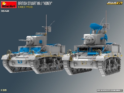 British Stuart Mk.I &#8220;honey" Early Prod. Interior Kit - zdjęcie 37