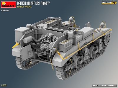 British Stuart Mk.I &#8220;honey" Early Prod. Interior Kit - zdjęcie 41