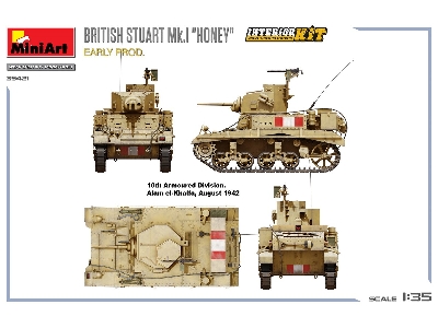 British Stuart Mk.I &#8220;honey" Early Prod. Interior Kit - zdjęcie 42