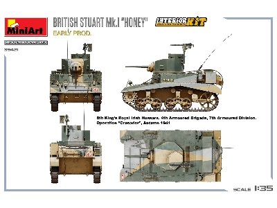 British Stuart Mk.I &#8220;honey" Early Prod. Interior Kit - zdjęcie 46