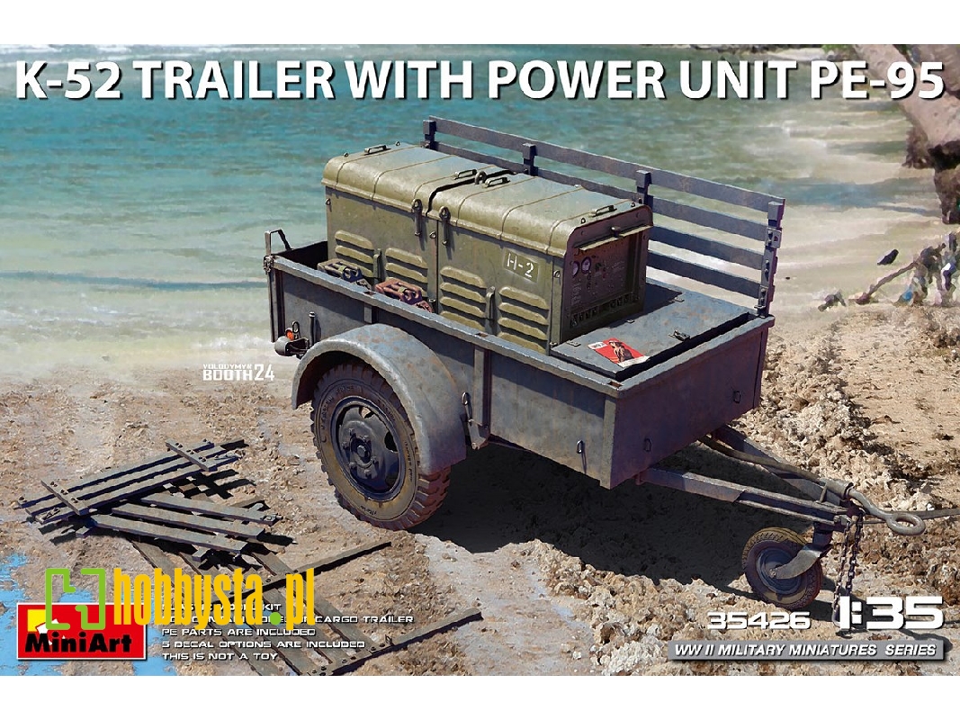 K-52 Trailer W/power Unit Pe-95 - zdjęcie 1 K-52 Trailer W/power Unit Pe-95 - zdjęcie 1