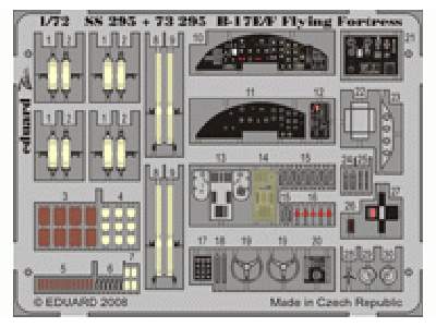  B-17E/ F S. A. 1/72 - Academy Minicraft - blaszki - zdjęcie 1