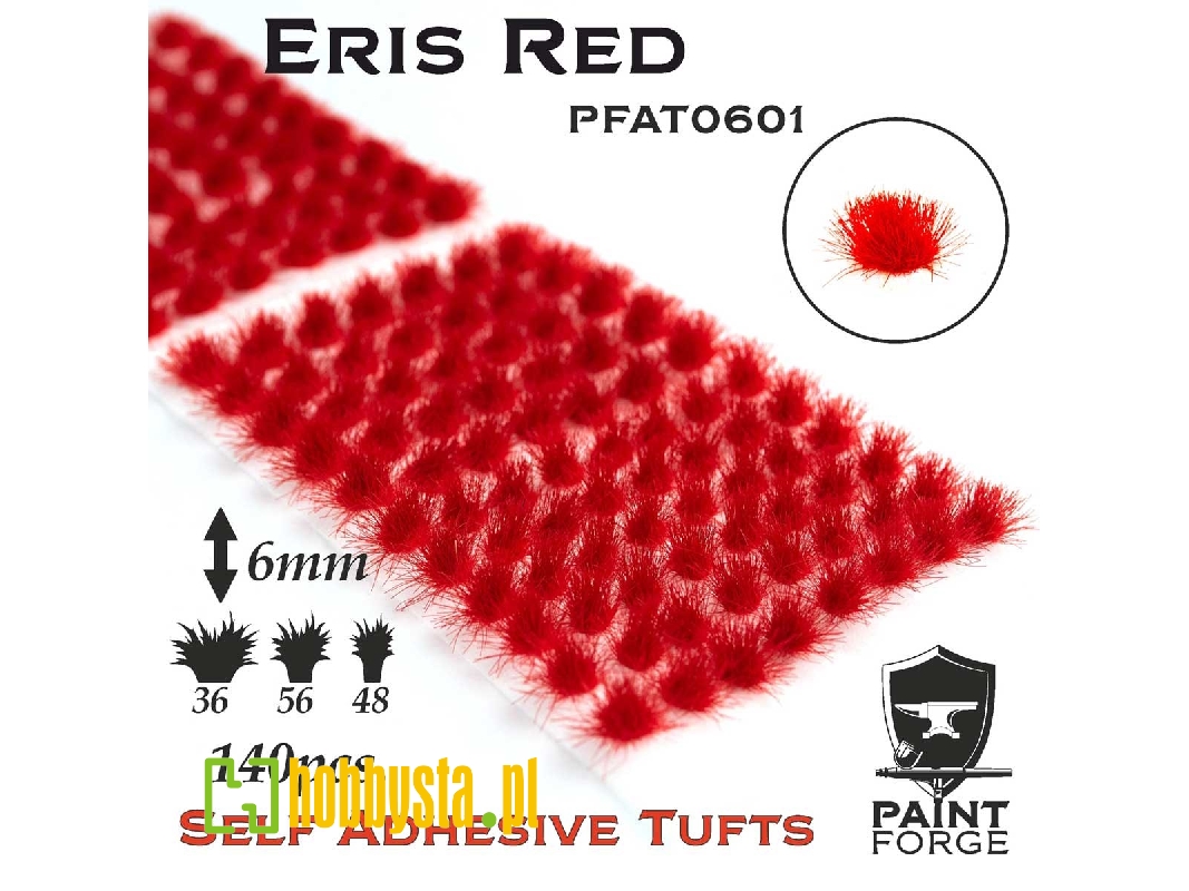 Eris Red Alien Tufts 6mm - zdjęcie 1