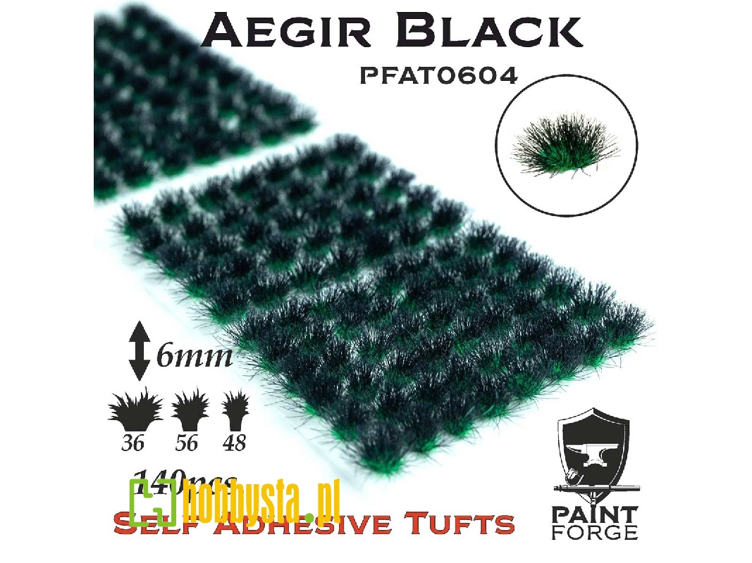 Aegir Black Alien Tufts 6mm - zdjęcie 1