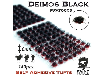 Deimos Black Alien Tufts 6mm - zdjęcie 1