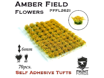 Amber Field Flowers 6mm - zdjęcie 1
