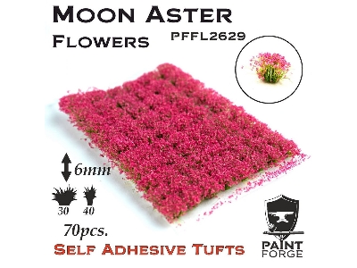 Moon Aster Flowers 6mm - zdjęcie 1