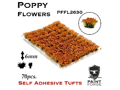 Poppy Flowers 6mm - zdjęcie 1