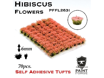 Hibiscus Flowers 6mm - zdjęcie 1