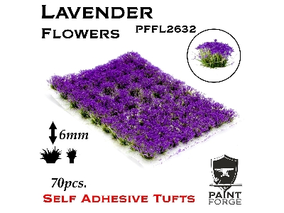 Lavender Flowers 6mm - zdjęcie 1