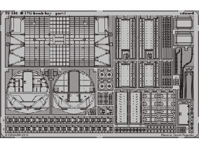  B-17G bomb bay 1/72 - Revell - blaszki - zdjęcie 2