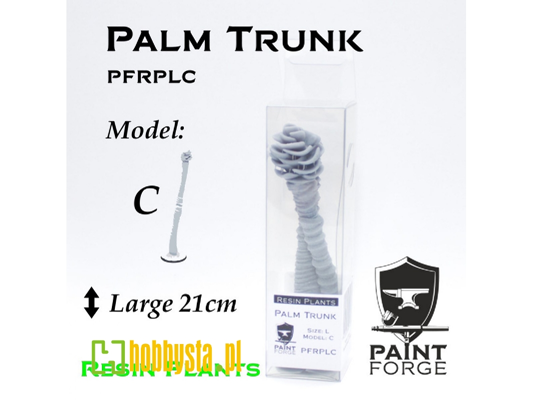 Resin Plants - Palm Trunk C, Size L (21cm) - zdjęcie 1 Resin Plants - Palm Trunk C, Size L (21cm) - zdjęcie 1