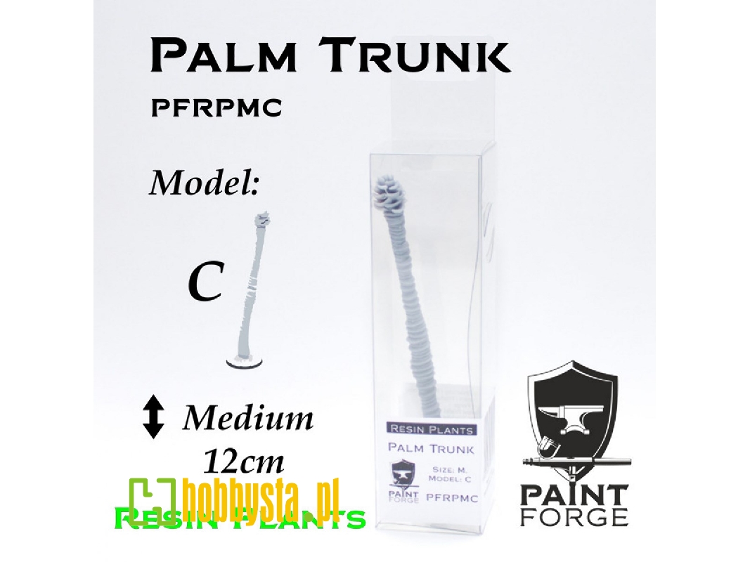 Resin Plants - Palm Trunk C, Size M (12cm) - zdjęcie 1