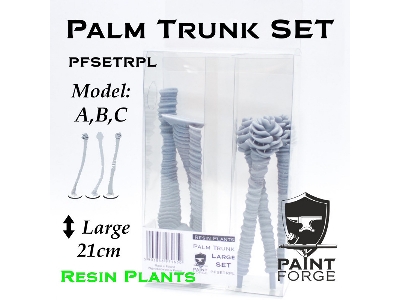 Resin Plants - Palm Trunk Set L (21cm) - zdjęcie 1
