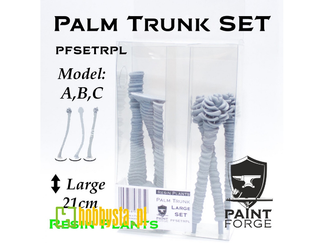 Resin Plants - Palm Trunk Set L (21cm) - zdjęcie 1