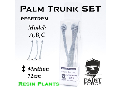 Resin Plants - Palm Trunk Set M (12cm) - zdjęcie 1