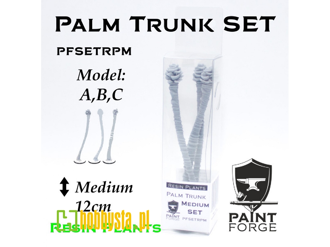 Resin Plants - Palm Trunk Set M (12cm) - zdjęcie 1