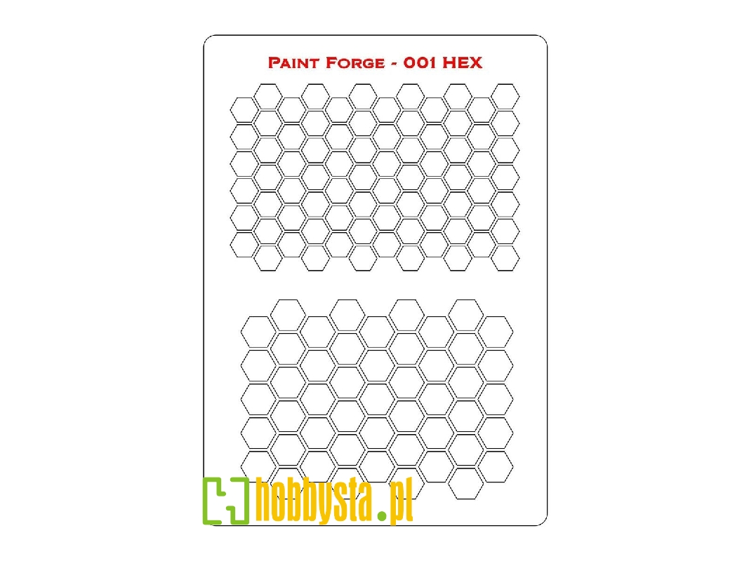 Hex Stencils L (Size 14.0cm X 20.0cm) - zdjęcie 1 Hex Stencils L (Size 14.0cm X 20.0cm) - zdjęcie 1