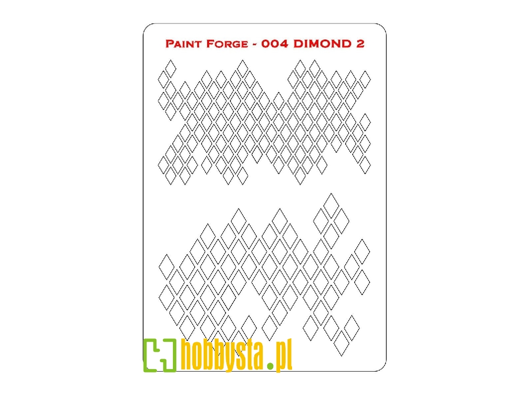 Diamonds 2 Stencils M (Size 14.0cm X 9.8cm) - zdjęcie 1 Diamonds 2 Stencils M (Size 14.0cm X 9.8cm) - zdjęcie 1