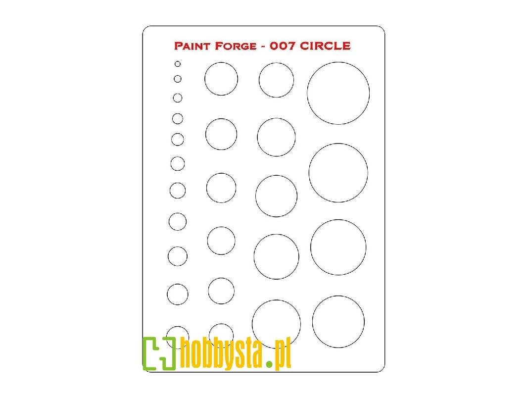 Circle Stencils L (Size 14.0cm X 20.0cm) - zdjęcie 1 Circle Stencils L (Size 14.0cm X 20.0cm) - zdjęcie 1
