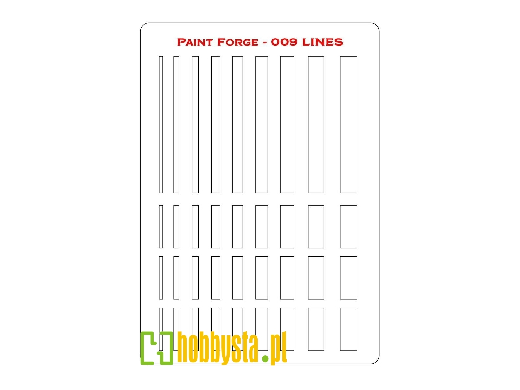 Lines Stencils L (Size 14.0cm X 20.0cm) - zdjęcie 1 Lines Stencils L (Size 14.0cm X 20.0cm) - zdjęcie 1
