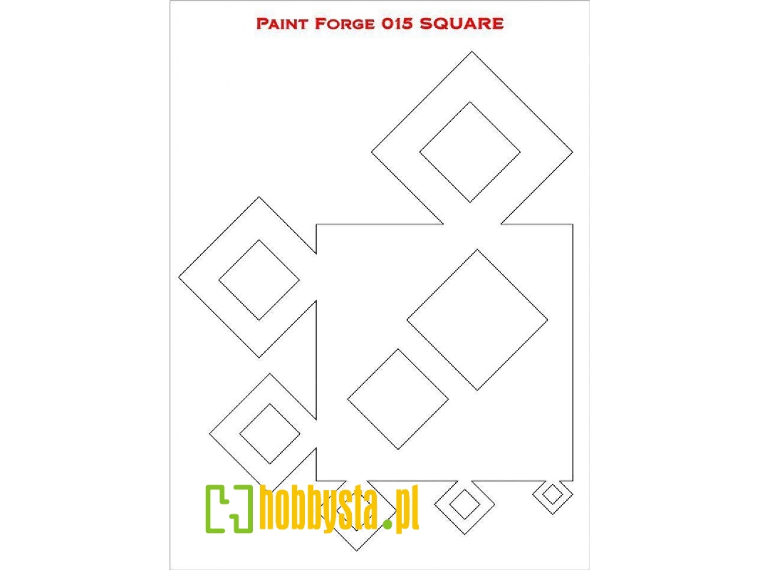 Square Stencils L (Size 14.0cm X 20.0cm) - zdjęcie 1 Square Stencils L (Size 14.0cm X 20.0cm) - zdjęcie 1