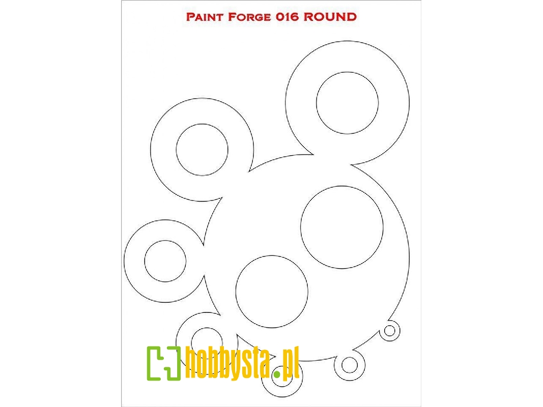 Round Stencils L (Size 14.0cm X 20.0cm) - zdjęcie 1 Round Stencils L (Size 14.0cm X 20.0cm) - zdjęcie 1
